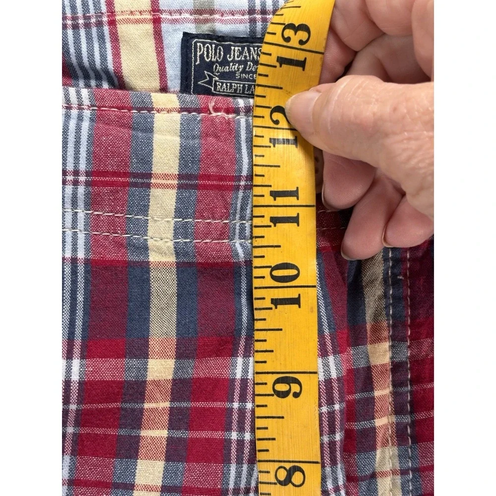 Polo Jeans Company Cargo Shorts Mens 38 Red Blue Yellow Green Madra Ralph Lauren